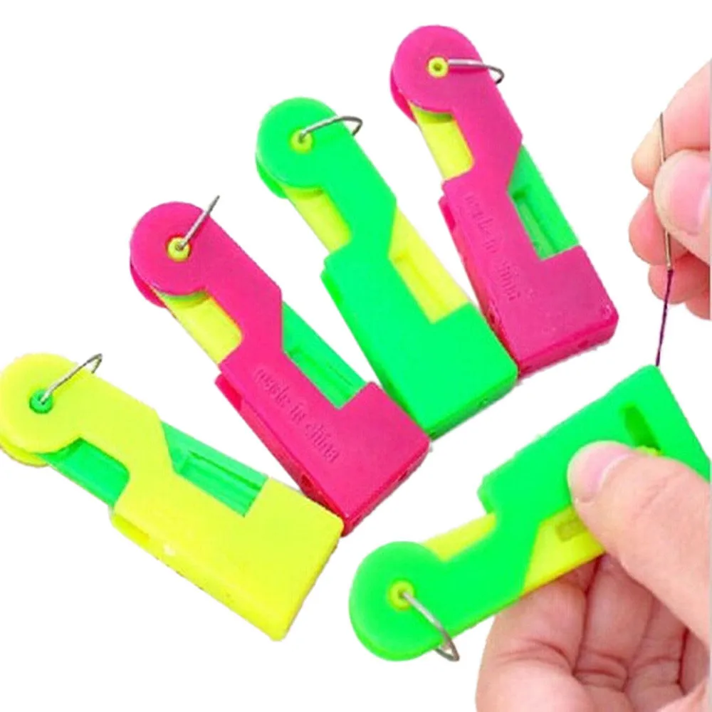 10pcs Use Automatic Easy Sewing Needle Device Threader Thread Guide Tool u70714 LE2
10pcs Use Automatic Easy Sewing Needle Device Threader Thread Guide Tool u70714 LE2