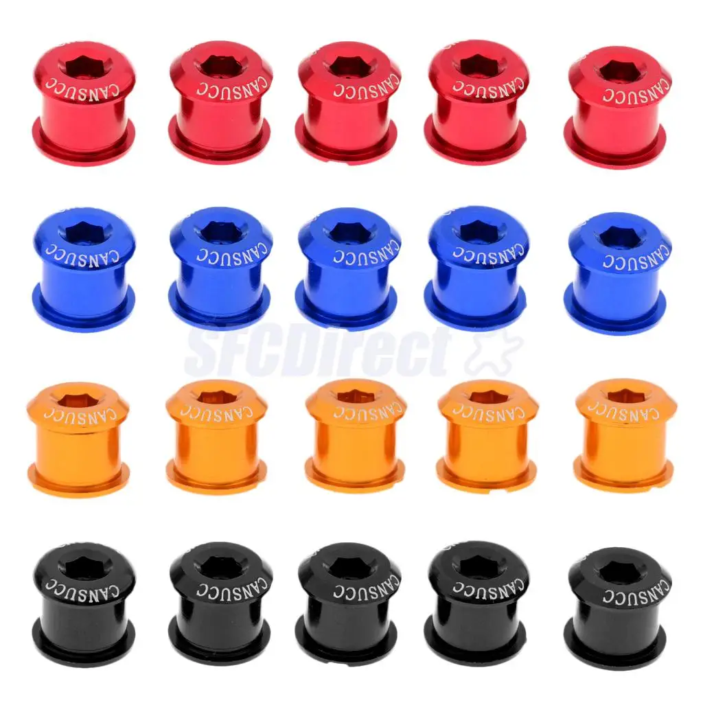 5Pcs Aluminum Alloy Bike Bicycle Single/Double Chain Ring Crankset Screws Chainwheel Bolts & Nuts M8x5mm/7mm
5Pcs Aluminum Alloy Bike Bicycle Single/Double Chain Ring Crankset Screws Chainwheel Bolts & Nuts M8x5mm/7mm