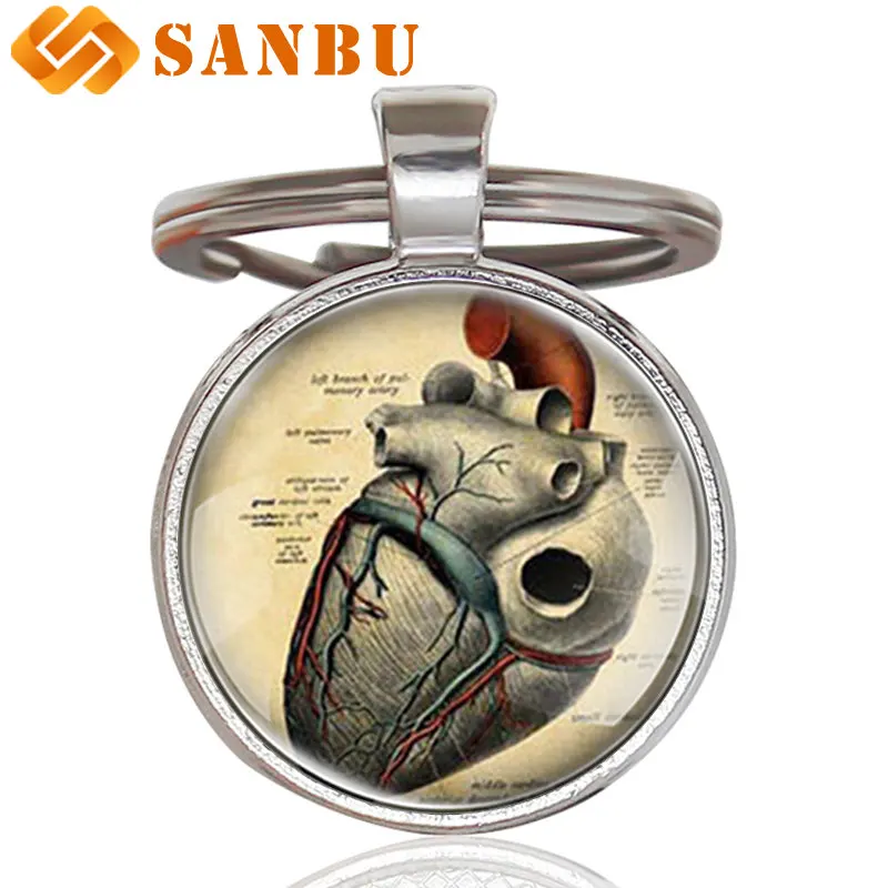 Unique Personality Heart Solution Planing Glass Cabochon Silver Pendant Key Chain
Unique Personality Heart Solution Planing Glass Cabochon Silver Pendant Key Chain