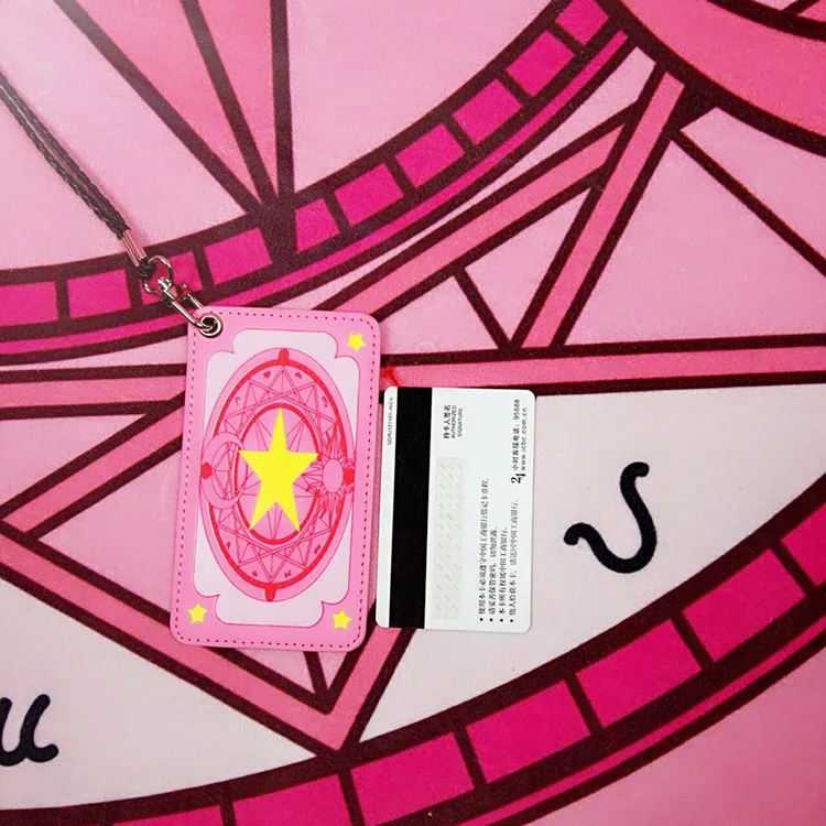 Card Captor Sakura Anime Action Figure PU Leather BUS Card IC Studen Meal Card Long Tape Card Cover Belt Detachable Cartoon Bag
Card Captor Sakura Anime Action Figure PU Leather BUS Card IC Studen Meal Card Long Tape Card Cover Belt Detachable Cartoon Bag