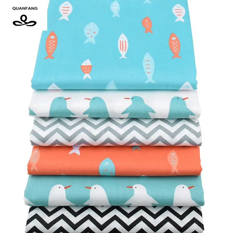 QUANFANG Printed Twill Cotton Fabric For Patchwork DIY Quilting Sewing Tissue Baby Children Pillow,Cushion,Curtain Material
QUANFANG Printed Twill Cotton Fabric For Patchwork DIY Quilting Sewing Tissue Baby Children Pillow,Cushion,Curtain Material