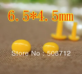Free shipping!!!!200pairs Yellow Color Oval Plastic Safety Noses, Buttons 6.5*4.5mm
Free shipping!!!!200pairs Yellow Color Oval Plastic Safety Noses, Buttons 6.5*4.5mm