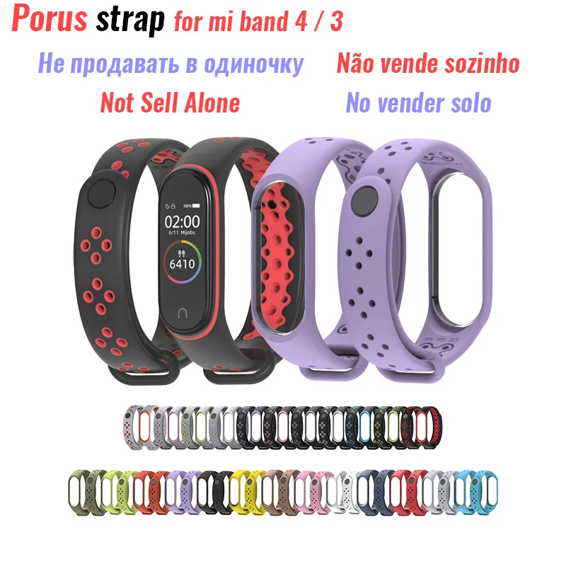 Porus Strap For Xiaomi Mi Band 4 / 3 Miband-3/4 Multi-Color Optional Sport Ribbon Texture Easy Light Soft Comfy Firmly Lock
Porus Strap For Xiaomi Mi Band 4 / 3 Miband-3/4 Multi-Color Optional Sport Ribbon Texture Easy Light Soft Comfy Firmly Lock