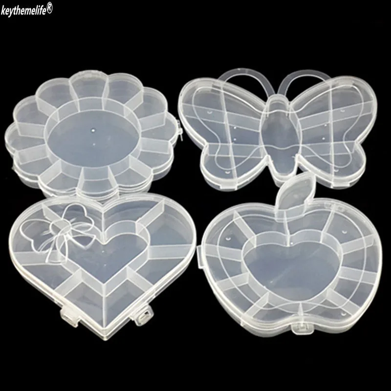 1PC Plastic Flower/Heart/Flower/Butterfly Storage Box Case Home Organizer Earring Jewelry Container
1PC Plastic Flower/Heart/Flower/Butterfly Storage Box Case Home Organizer Earring Jewelry Container