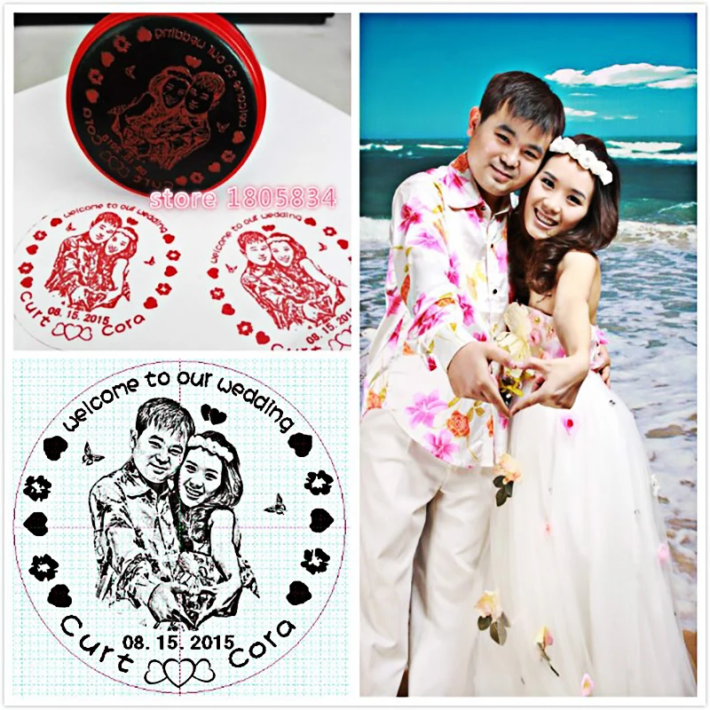 5CM Round Photosensitive Seal Decorative Lovers Souvenir Photo Stamp Personalized Custom Wedding Gift Stamp For Invitation
5CM Round Photosensitive Seal Decorative Lovers Souvenir Photo Stamp Personalized Custom Wedding Gift Stamp For Invitation