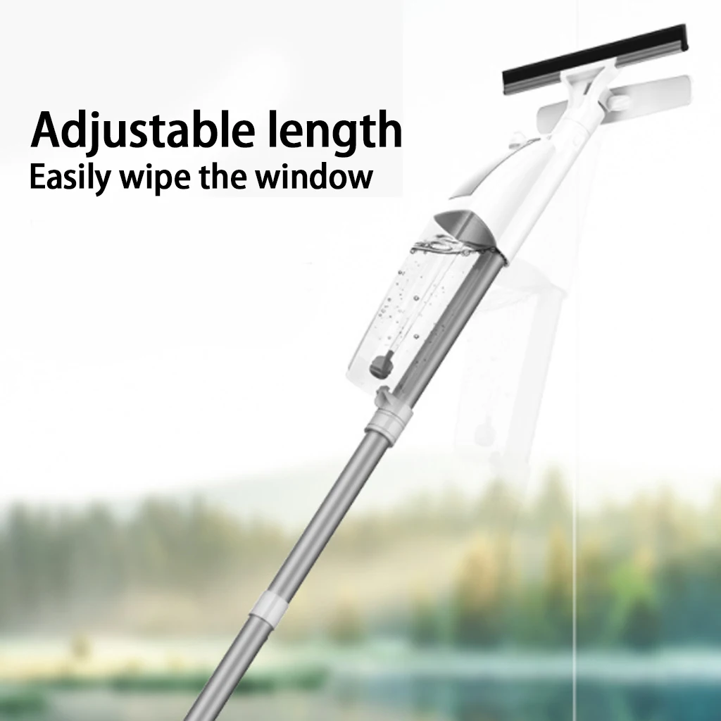 Window Cleaning Brush with Water Spray Long Handle Double Side Wipe Silicone Large Window Wiper Scraper Cleaning Brush Tool
Window Cleaning Brush with Water Spray Long Handle Double Side Wipe Silicone Large Window Wiper Scraper Cleaning Brush Tool