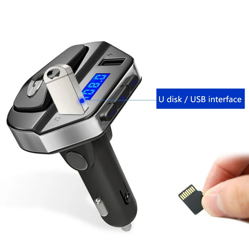CARSUN FM Transmitter Bluetooth Adapter Handsfree Car MP3 Player FM Modulator Car Kit Manos Libres Bluetooth Telefono Oreja
CARSUN FM Transmitter Bluetooth Adapter Handsfree Car MP3 Player FM Modulator Car Kit Manos Libres Bluetooth Telefono Oreja