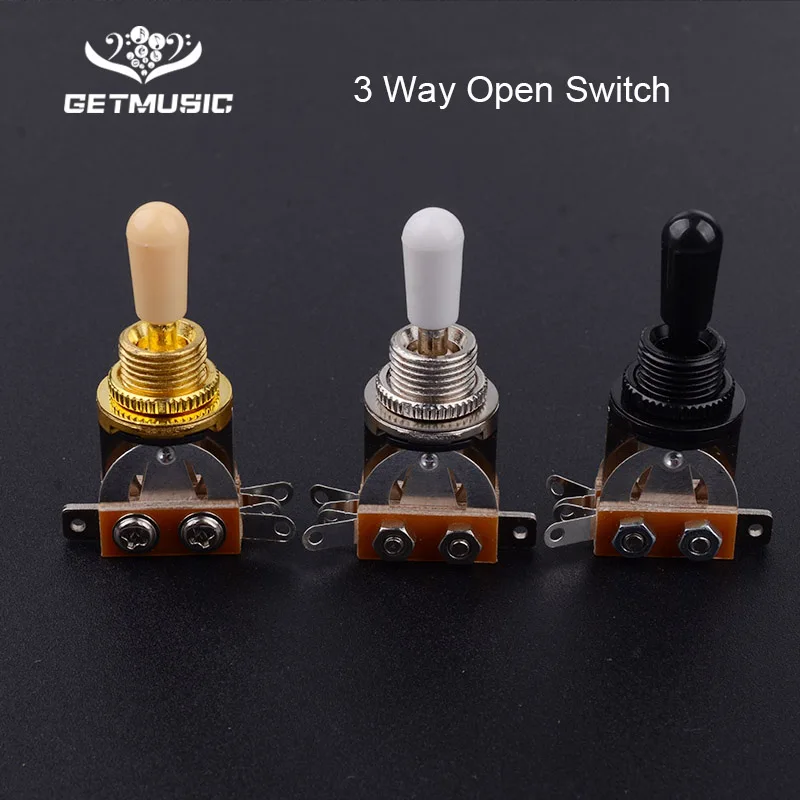 10pcs 3 Way Electric Guitar Pickup Toggle Switch Selector Toggle Switch With Brass material Tip Knob Black/chorme/gold
10pcs 3 Way Electric Guitar Pickup Toggle Switch Selector Toggle Switch With Brass material Tip Knob Black/chorme/gold