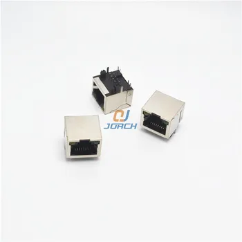 RJ45 Wifi Adapter Socket Connector 90-Degree Right Angle PCB Shielded Network Connector With LED No shrapnel 8P8C
RJ45 Wifi Adapter Socket Connector 90-Degree Right Angle PCB Shielded Network Connector With LED No shrapnel 8P8C