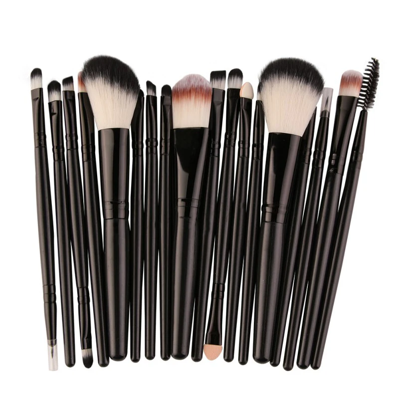 18Pcs Makeup Brushes Tool Set Cosmetic Power Eye Shadow Foundation Blush Blending Beauty Make Up Brush Maquiagem
18Pcs Makeup Brushes Tool Set Cosmetic Power Eye Shadow Foundation Blush Blending Beauty Make Up Brush Maquiagem