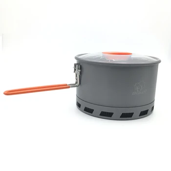 Bulin 2.4L Camping Heat Exchanger Pot Outdoor Portable Cookware Picnic Quick Heating Kettle Folding Handle Pot S2500
Bulin 2.4L Camping Heat Exchanger Pot Outdoor Portable Cookware Picnic Quick Heating Kettle Folding Handle Pot S2500