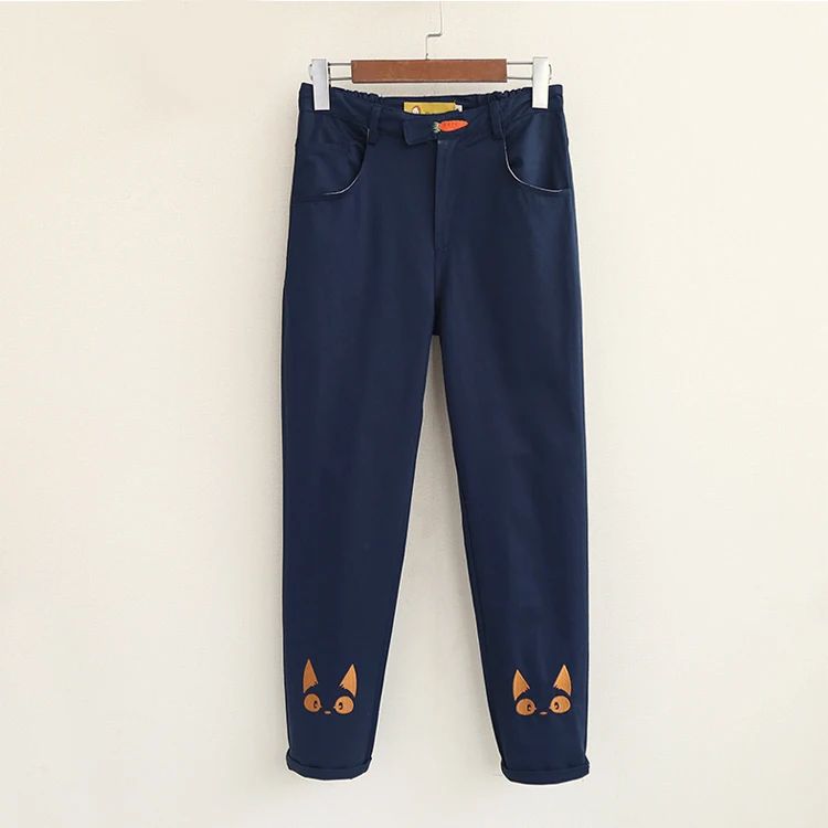 2019 Real New Pantalon Mujer Palazzo Pants Vadim Girls All-match Adorable Embroidered Cartoon On Bottom Daily Straight
2019 Real New Pantalon Mujer Palazzo Pants Vadim Girls All-match Adorable Embroidered Cartoon On Bottom Daily Straight