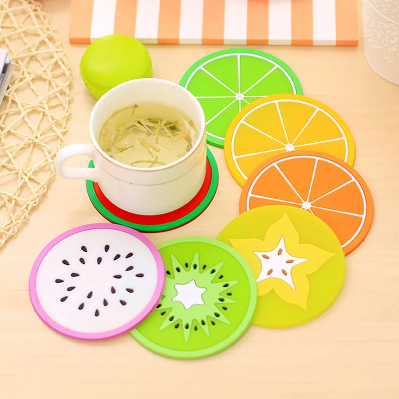 Hot Coaster Fruit Shape Silicone Cup Pad Slip Insulation Pad Cup Mat Pad Hot Drink Holder
Hot Coaster Fruit Shape Silicone Cup Pad Slip Insulation Pad Cup Mat Pad Hot Drink Holder