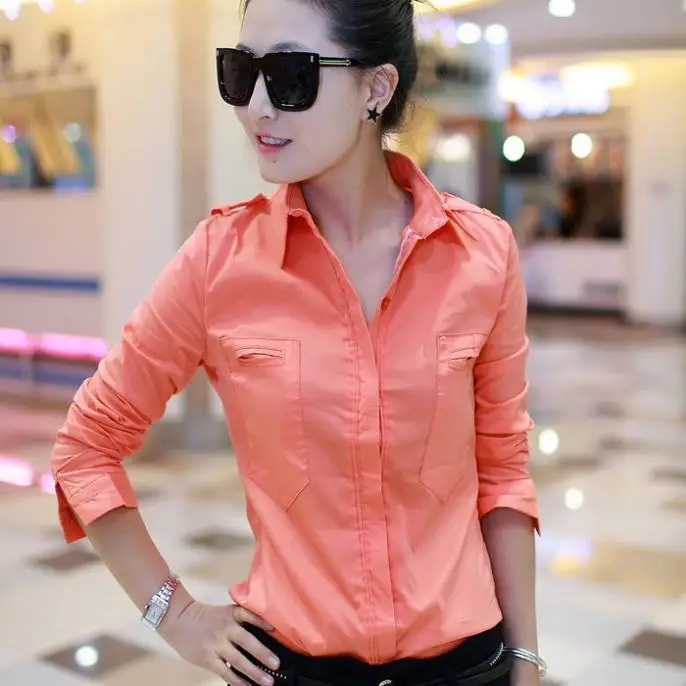 Blusas Feminina Tops Blusas Sale 2018 Large Size Women's Casual Shirt Slim Candy Colored Cotton Blouses Ladies Sheer
Blusas Feminina Tops Blusas Sale 2018 Large Size Women's Casual Shirt Slim Candy Colored Cotton Blouses Ladies Sheer