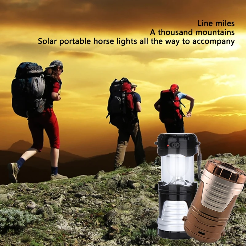 Camping Light Rechargeable Led Lantern Flashlight Solar Panel USB Tent Camping Lights Exterieur 6LEDs Portable Hanging Lamp
Camping Light Rechargeable Led Lantern Flashlight Solar Panel USB Tent Camping Lights Exterieur 6LEDs Portable Hanging Lamp