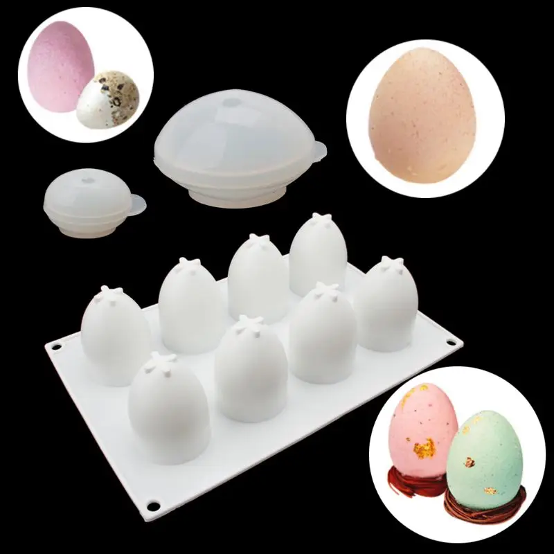 3D Easter Egg Baking Silicone Mold Mousse Cake Epoxy Resin Casting Pendant Molds Handmade UV Resin Craft DIY Jewelry Making
3D Easter Egg Baking Silicone Mold Mousse Cake Epoxy Resin Casting Pendant Molds Handmade UV Resin Craft DIY Jewelry Making