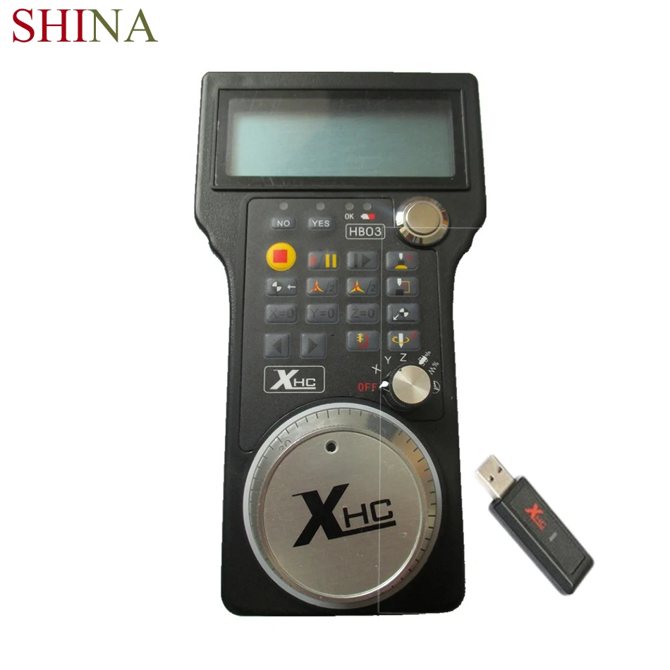 New CNC 3 Axis Handwheel Wireless USB MPG Pendant NC For CNC Router xhc hb03 Manual Pulse Generator MPG Machine Tool Accessories
New CNC 3 Axis Handwheel Wireless USB MPG Pendant NC For CNC Router xhc hb03 Manual Pulse Generator MPG Machine Tool Accessories