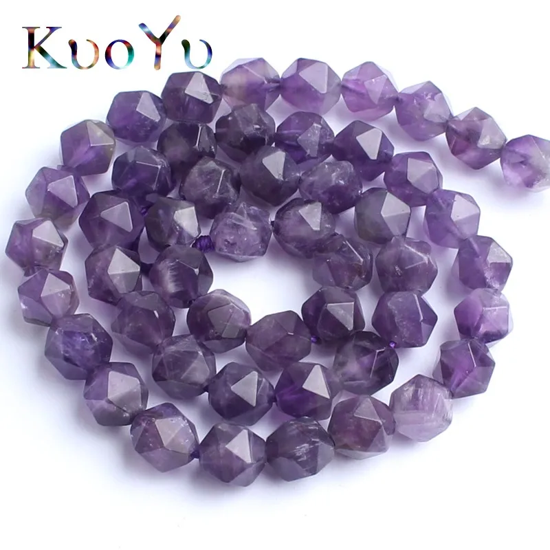 Natural Faceted Purple Amethysts Gem Stone Beads Round Loose Beads 15" 6/8/10mm For Jewelry Making DIY Bracelet Pendant Necklace
Natural Faceted Purple Amethysts Gem Stone Beads Round Loose Beads 15" 6/8/10mm For Jewelry Making DIY Bracelet Pendant Necklace