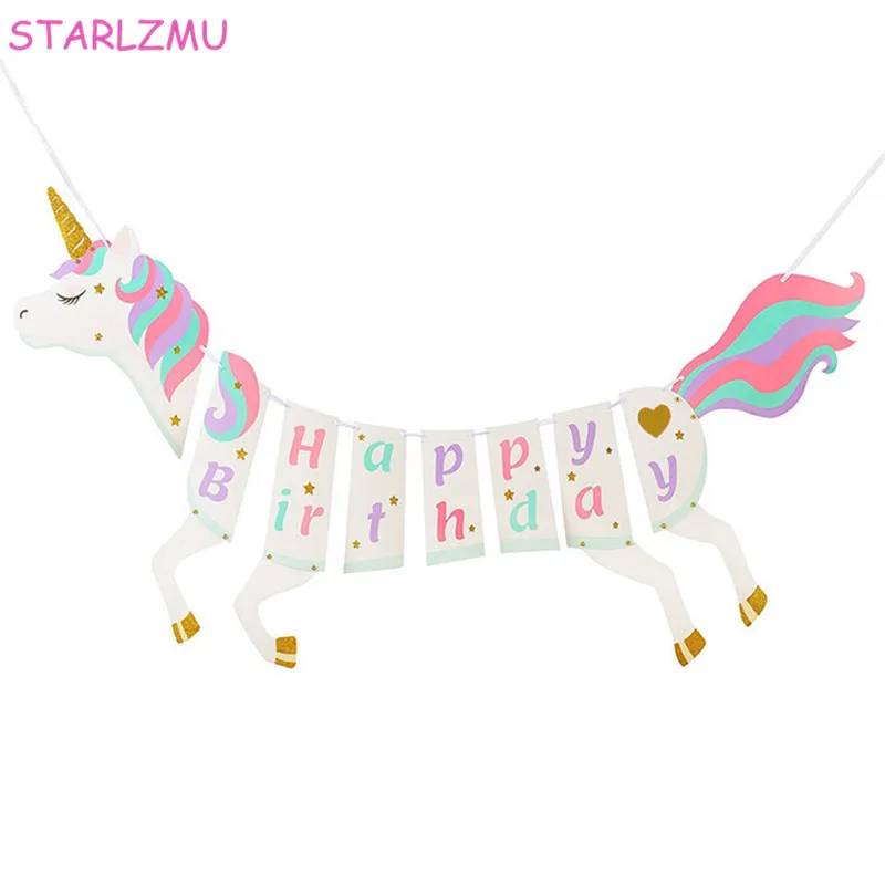 STARLZMU Unicorn Banner Happy Birthday Banner Birthday Party Decor Kids Birthday unicorn Party 1st Birthday Banner Babyshower
STARLZMU Unicorn Banner Happy Birthday Banner Birthday Party Decor Kids Birthday unicorn Party 1st Birthday Banner Babyshower