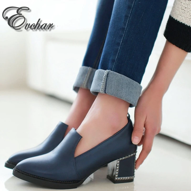 Ladies Shoes Fashion Women Pumps Spring autumn pointed Toe Slip On Shoes Woman Med Heel Pumps black red bule big size 33-48 Ladies Shoes Fashion Women Pumps Spring autumn pointed Toe Slip On Shoes Woman Med Heel Pumps black red bule big size 33-48<br><br>Aliexpress