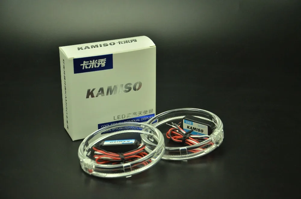 Aozoom KAMISO 2.5 inch LED Guiding Light Angle Eyes White, Red and Blue color Car Styling Daytime Running Lights
Aozoom KAMISO 2.5 inch LED Guiding Light Angle Eyes White, Red and Blue color Car Styling Daytime Running Lights