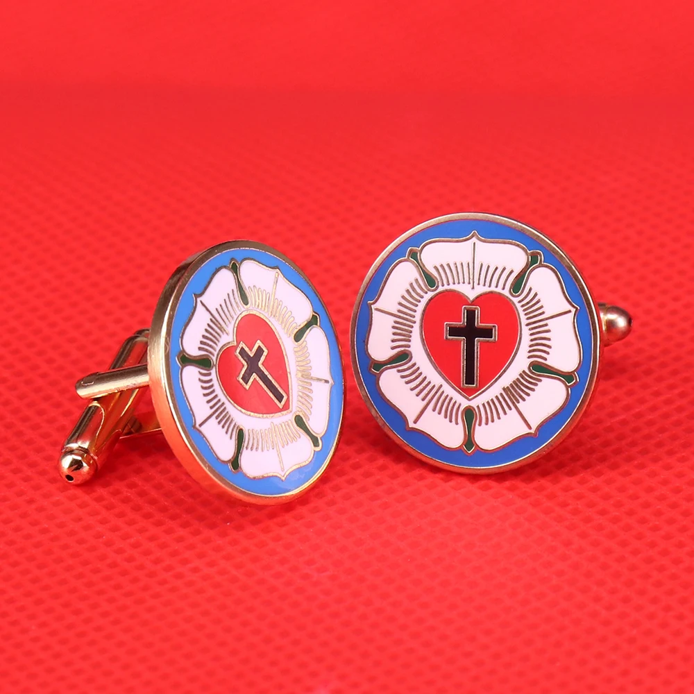 Lutheranism cufflinks Christian cross cufflink rose red heart Lutheran seal pattern religious jewelry mens cuff accessories gift 
Lutheranism cufflinks Christian cross cufflink rose red heart Lutheran seal pattern religious jewelry mens cuff accessories gift