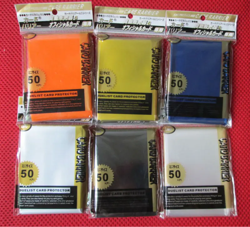 50 pcs/pack Yu Gi Oh cards game care rarrier anime Yu-Gi-Oh! sleeves solid color board game duelist card protector toy
50 pcs/pack Yu Gi Oh cards game care rarrier anime Yu-Gi-Oh! sleeves solid color board game duelist card protector toy