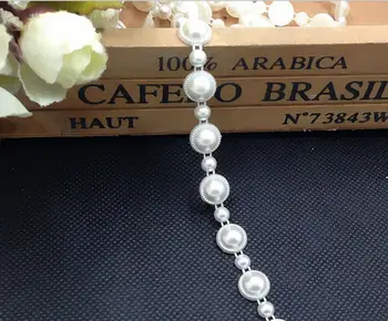 10Meter White 10mm&6mm Half Round ABS Pearl Garland Chain Trim For Wedding Party Centerpiece Decoration
10Meter White 10mm&6mm Half Round ABS Pearl Garland Chain Trim For Wedding Party Centerpiece Decoration