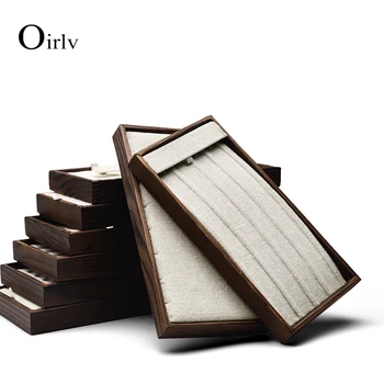 New Solid Wood Jewelry Display Tray with Linen Dark Coffee Ring Necklace Pendant Bangle Earring Display Tray Organizer Showcae
New Solid Wood Jewelry Display Tray with Linen Dark Coffee Ring Necklace Pendant Bangle Earring Display Tray Organizer Showcae
