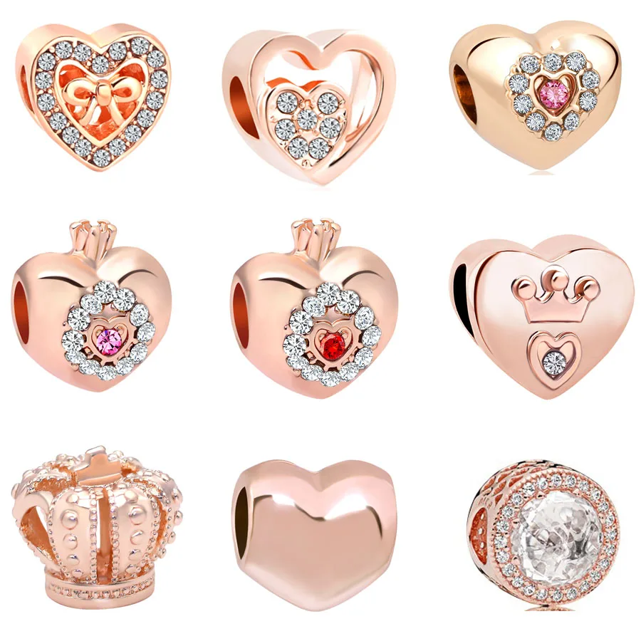 2018 new free shipping european 1pc rose gold princess heart crown diy jewelry marking bead fit pandora charm bracelet D028
2018 new free shipping european 1pc rose gold princess heart crown diy jewelry marking bead fit pandora charm bracelet D028