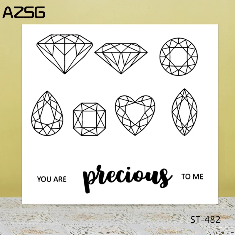AZSG Processed Resplendent Diamonds Clear Stamps/Seals For DIY Scrapbooking/Card Making/Album Decorative Silicone Stamp Craft
AZSG Processed Resplendent Diamonds Clear Stamps/Seals For DIY Scrapbooking/Card Making/Album Decorative Silicone Stamp Craft