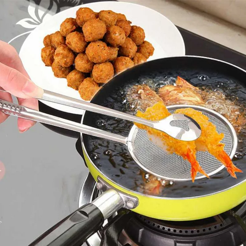 Multi-functional Filter Spoon Clip Food Kitchen Oil-Frying BBQ Filter Stainless Steel Clamp Strainer Colanders Kitchen Tools
Multi-functional Filter Spoon Clip Food Kitchen Oil-Frying BBQ Filter Stainless Steel Clamp Strainer Colanders Kitchen Tools