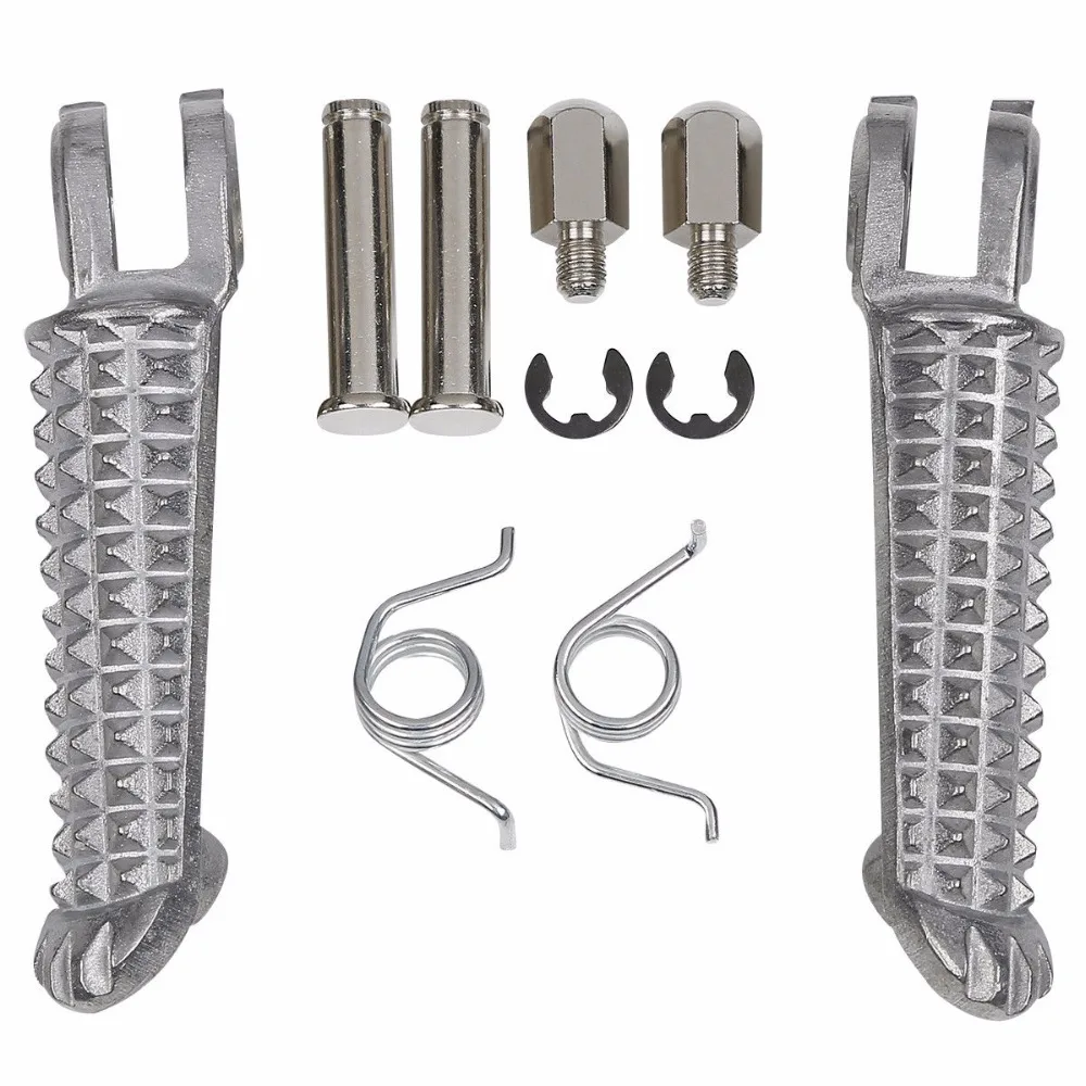 Motorcycle Left Right Front Footrests For YAMAHA YZF R1 98-14 R6 99-12 R6S 03-08 Silver
Motorcycle Left Right Front Footrests For YAMAHA YZF R1 98-14 R6 99-12 R6S 03-08 Silver