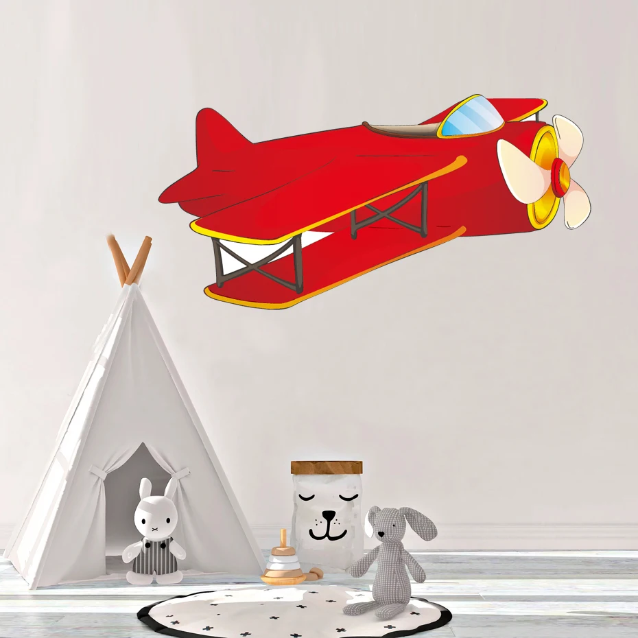 Cartoon Aircraft Wall Stickers PVC DIY Airplane Mural Decals for Kids Rooms Baby Bedroom Kindergarten Decoration
Cartoon Aircraft Wall Stickers PVC DIY Airplane Mural Decals for Kids Rooms Baby Bedroom Kindergarten Decoration