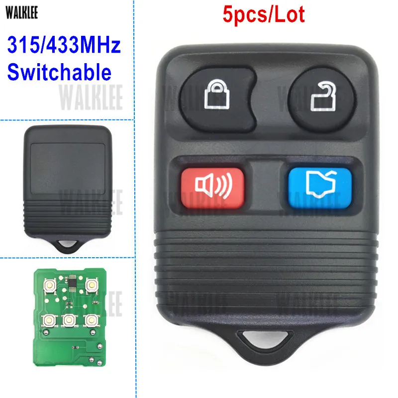WALKLEE 4BT Remote Key Transmitter Fit for Ford Escape Excursion Expedition Explorer Freestar Freestyle Mustang for Mercury
WALKLEE 4BT Remote Key Transmitter Fit for Ford Escape Excursion Expedition Explorer Freestar Freestyle Mustang for Mercury