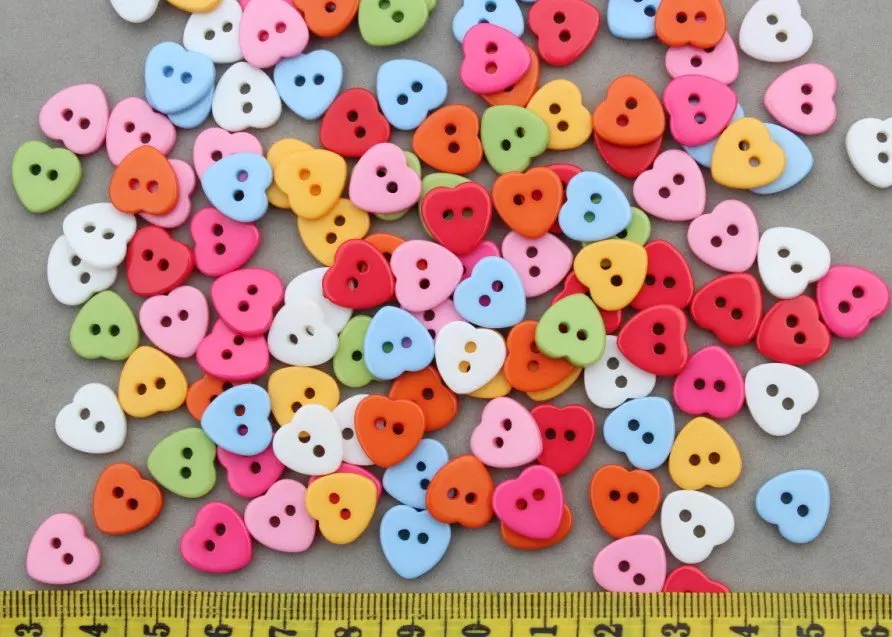Set of 900pcs - 12mm Tiny Bright Resin Heart Buttons in Assorted Colors wholesale free shipping-LK0032
Set of 900pcs - 12mm Tiny Bright Resin Heart Buttons in Assorted Colors wholesale free shipping-LK0032