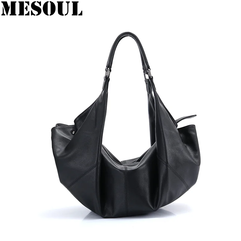 Top-Handle Bags 100% Soft Genuine Leather Women Shoulder Bags 2019 New Luxury Designer Brand Handbag Ladies Black Hobos Hand bag
Top-Handle Bags 100% Soft Genuine Leather Women Shoulder Bags 2019 New Luxury Designer Brand Handbag Ladies Black Hobos Hand bag