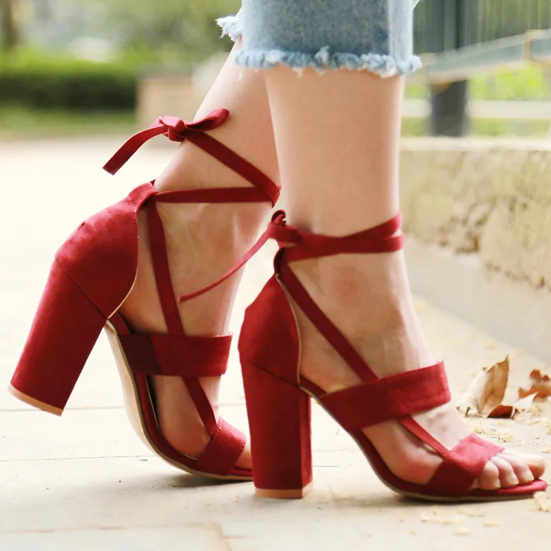 Plus Size 35-42 Women Sexy Heels Suede Straps High Heeled Shoes Summer Party Club Wedding Women Pumps 3 Colors RV400936
Plus Size 35-42 Women Sexy Heels Suede Straps High Heeled Shoes Summer Party Club Wedding Women Pumps 3 Colors RV400936