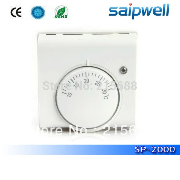 Floor Heating System Temperature Control Saipwell SP-2000C central Air-condition house room Mechanical thermostat on/off switch
Floor Heating System Temperature Control Saipwell SP-2000C central Air-condition house room Mechanical thermostat on/off switch