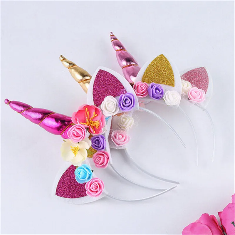 Unicorn Horn Flower Hair Band Lovely Baby Girl Boys Headwear Hair Accessories Christmas Halloween Birthday Cosplay Decorative
Unicorn Horn Flower Hair Band Lovely Baby Girl Boys Headwear Hair Accessories Christmas Halloween Birthday Cosplay Decorative
