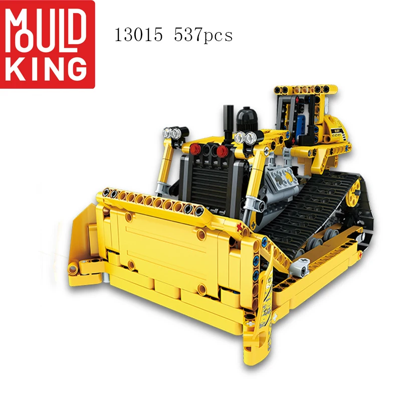 Mould King Technic Remote Control Motorized Bulldozer 13015 537pcs Building Blocks Bricks Truck for Kids Gift
Mould King Technic Remote Control Motorized Bulldozer 13015 537pcs Building Blocks Bricks Truck for Kids Gift