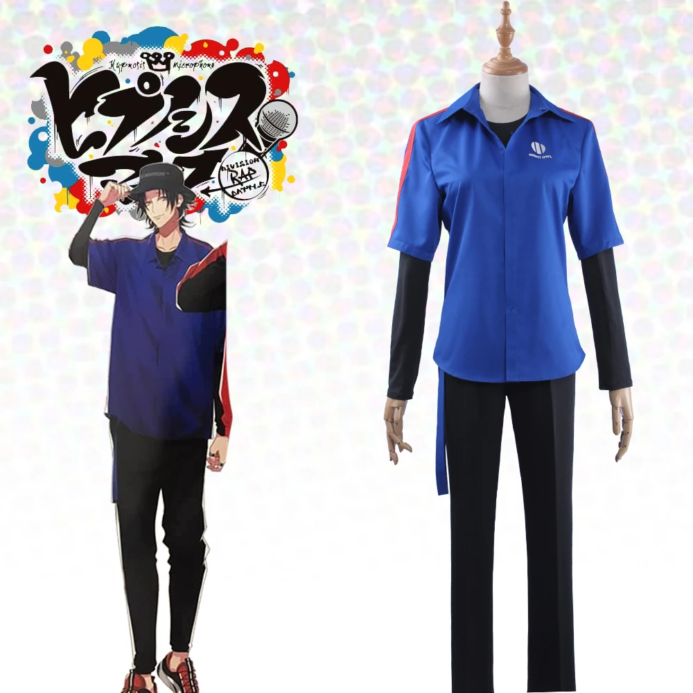 Японский голос актер дивизион рэп битва гипноз Mic Buster Bros! Yamada Jiro косплей костюм с