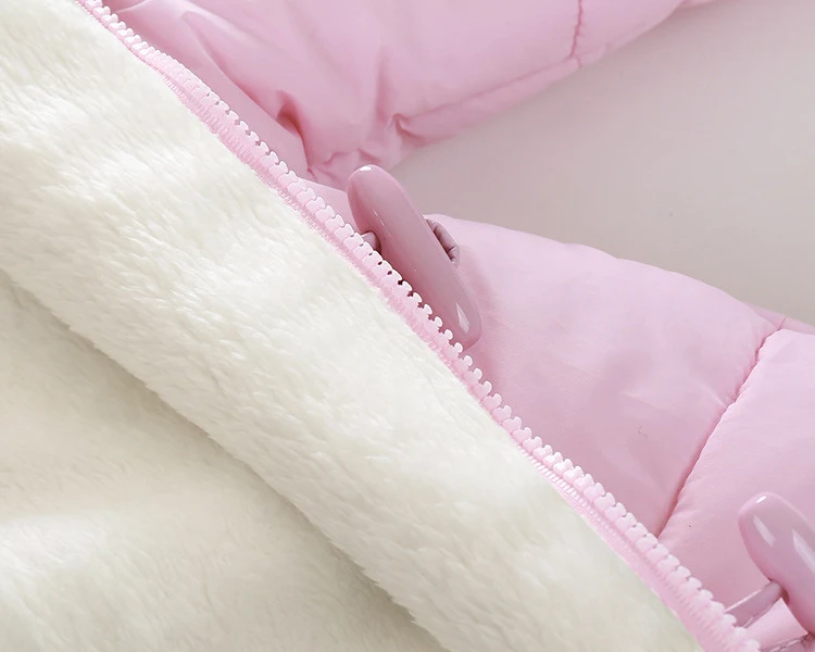 lrcoml Keep Thick warm Infant baby rompers Winter clothes Newborn Baby Boy Girl Romper Jumpsuit Hooded Kid Outerwear For 0-24M 18