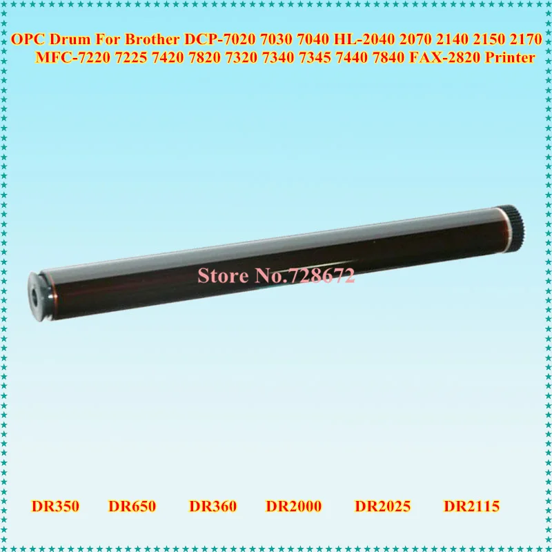 DR350 650 OPC Drum For Brother DCP 7020 7030 7040 HL 2040 2070 2140 2150 2170 MFC 7220 7225 7420 7820 7320 7340 7345 7440 7840
DR350 650 OPC Drum For Brother DCP 7020 7030 7040 HL 2040 2070 2140 2150 2170 MFC 7220 7225 7420 7820 7320 7340 7345 7440 7840