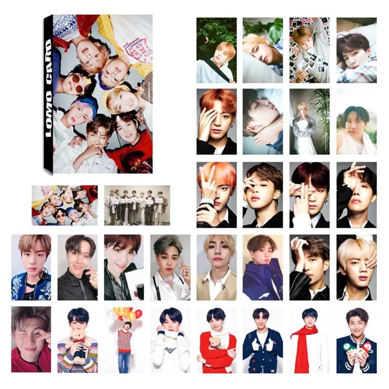 30pcs/set Bangtan Boys LOMO Cards New Fashion Self Made Paper Photo Card Stationary Set
30pcs/set Bangtan Boys LOMO Cards New Fashion Self Made Paper Photo Card Stationary Set