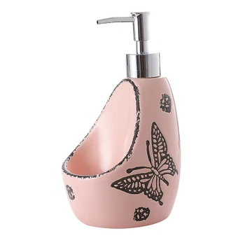 580lm Multifunction Ceramic Liquid Soap Dispenser With Sponge Seat Soap Box for Kitchen Bathroom Lotion Bottle Home Decor
580lm Multifunction Ceramic Liquid Soap Dispenser With Sponge Seat Soap Box for Kitchen Bathroom Lotion Bottle Home Decor