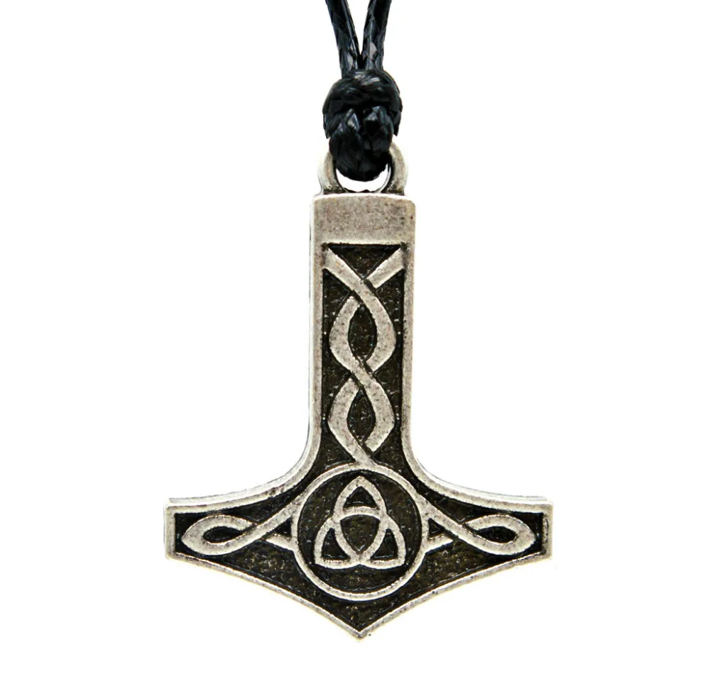 Ожерелье ручной работы с подвеской в виде Молот викинга|knot necklace|pendant necklaceceltic knot