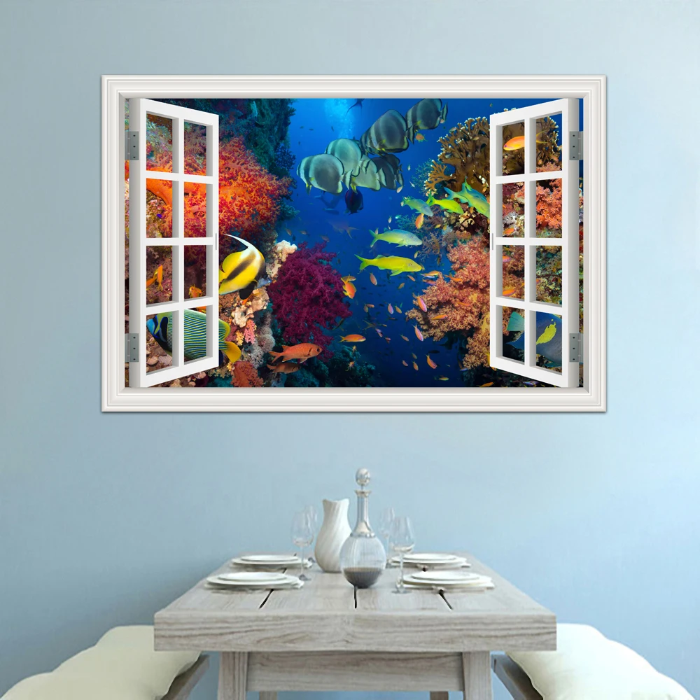 3D Vinyl Stickers Ocean Animal Mural Wallpape Underwater World Bedroom Bathroom Living Room Wall Art Decals Home Decorations
3D Vinyl Stickers Ocean Animal Mural Wallpape Underwater World Bedroom Bathroom Living Room Wall Art Decals Home Decorations