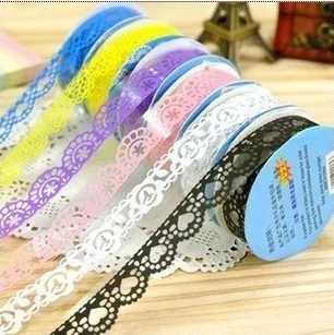 5pcs/lot Lace Adhesive Tape DIY Candy 11 Colors Decoration Roll Sticky Paper Masking Tape Scrapbook
5pcs/lot Lace Adhesive Tape DIY Candy 11 Colors Decoration Roll Sticky Paper Masking Tape Scrapbook