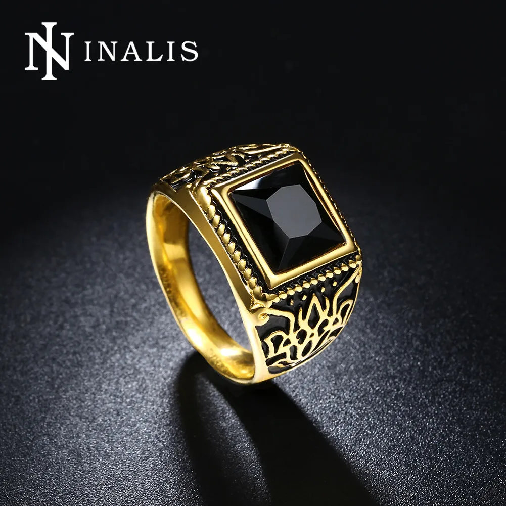 INALIS Wholesale Fashion Stainless Steel Male Rings Punk Square Red/Black Crystals Luxury Style Rings Gift for Men
INALIS Wholesale Fashion Stainless Steel Male Rings Punk Square Red/Black Crystals Luxury Style Rings Gift for Men